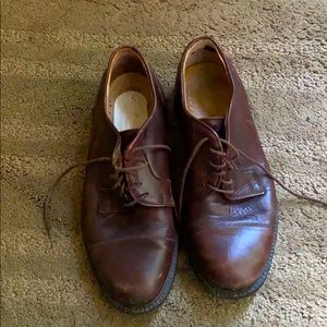 Vintage brown leather dress shoes